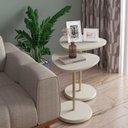 Ver imagem 2 de Kit Móveis para Sala de Estar Mesas Lateral de Apoio Bel