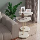 Ver imagem 1 de Kit 2 Mesas de Apoio Bel Branco 100% MDF