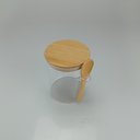 Ver imagem 3 de Pote Hermético de Borossilicato 750ml Transparente 12x10x10cm Mantimentos Tampa