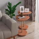 Ver imagem 1 de Kit 2 Mesas de Apoio Bel Marrom 100% MDF