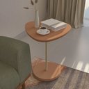 Ver imagem 4 de Kit 2 Mesas de Apoio Bel Marrom 100% MDF