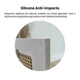 Kit para Sala de Estar Rack e Buffet e Mesa de Centro Charlotte - 13