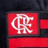 Almofada Veludo Bordada Flamengo 45x45cm. Com Enchimento - 4