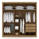 Ver imagem 2 de Guarda Roupa Dubai Nature - Vila Rica