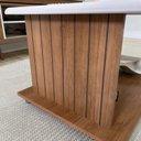 Ver imagem 4 de Kit 3 Peças, Painel Ripado para TV até 65 Polegadas 100% MDF, Bar e Mesa de Centro Matisse Marrom