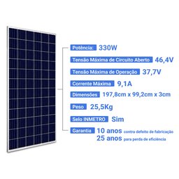 Kit Bomba DC Solar 1300w Com 8 painéis Até 7100L/h - TÉTIS - 4