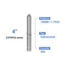 Ver imagem 3 de Kit Bomba DC Solar 1300w Com 8 painéis Até 7100L/h - TÉTIS