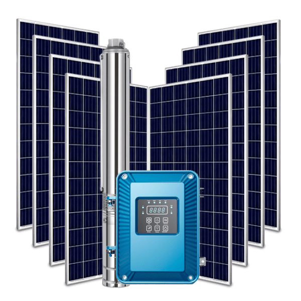 Kit Bomba DC Solar 1300w Com 8 painéis Até 7100L/h - TÉTIS - 1
