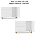 Ver imagem 4 de Cômoda 4 Gavetas 1 Porta com Tampo em Mdf Baby Tubbi Casatema MadeiraOriginals