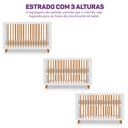 Ver imagem 5 de Berço Evolutivo 2 em 1 com Pés e Palitos em Madeira Maciça Baby Tubbi Casatema MadeiraOriginals Bran