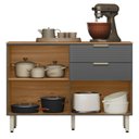 Ver imagem 3 de Balcão para Cozinha em MDP 2 Portas e 2 Gavetas Alba