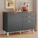 Ver imagem 1 de Balcão para Cozinha em MDP 2 Portas e 2 Gavetas Alba