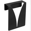 Ver imagem 1 de Gancho Inox Preto 9x11cm Pendurador de Toalha Mini Organize Masutti Copat