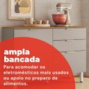 Ver imagem 6 de Balcão para Cozinha em MDP 2 Portas e 2 Gavetas Alba Bege/Amêndola/Nude