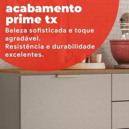 Balcão para Cozinha em MDP 2 Portas e 2 Gavetas Alba - 4