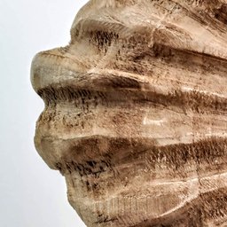 Escultura De Madeira 51x43x14cm Adorno Decoração - 3