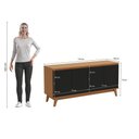 Ver imagem 4 de Aparador Kappesberg 4 Portas Canela/preto Fosco 156cm