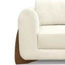 Ver mais imagens de Sofá 2 Lugares Base de Madeira 180cm Izzy S06 Linho Natural - Mpozenato