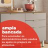 Cozinha Compacta com Balcão 3 Gavetas Alba - 16