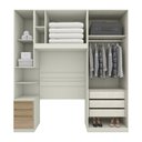 Ver imagem 3 de Quarto Modulado Solteiro Completo 5 Portas 6 Gavetas Seletto Henn