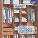 Ver imagem 5 de Guarda-Roupa 2 Portas de Correr 4 Gavetas com Espelho Pontal 100% MDF Marrom/Cedro/Duna
