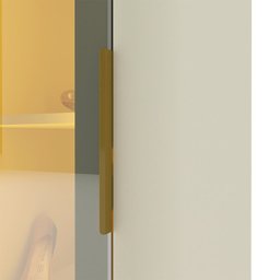 Sapateira 2 Portas Reflecta com Pés e Led 100% Mdf - 7