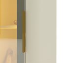 Ver mais imagens de Sapateira 2 Portas Reflecta com Pés e LED 100% MDF Bege/Off White