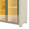 Sapateira 2 Portas Reflecta com Pés e Led 100% Mdf - 7