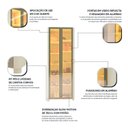 Ver imagem 5 de Sapateira 2 Portas Reflecta com Pés e LED 100% MDF Bege/Off White