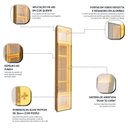 Ver imagem 4 de Cristaleira 1 Porta Reflecta com Fita Led com Espelho Luminare 100% Mdf