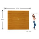 Ver imagem 4 de Painel para TV até 85 Polegadas 100% MDF 217CMX217CM Luminare Marrom