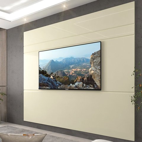 Painel para TV até 85 Polegadas 100% MDF 217cmx217cm Luminare