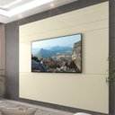 Ver imagem 1 de Painel para TV até 85 Polegadas 100% MDF 217CMX217CM Luminare Bege