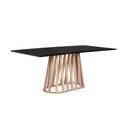 Ver imagem 1 de Mesa de Jantar Retangular 8 Lugares 200x90cm Gabi Preto/Jade - Straub Web