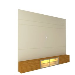 Estante para TV até 84 Polegadas 217cm com Porta Reflecta LED 100% MDF Luminare - 18