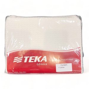 Colcha Piquet Genova King Teka Branco