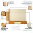 Ver mais imagens de Estante para TV e Home Theater até 90 Polegadas 100% MDF com LED com Vidro Reflecta 255,2CMX217,6cm Porta LED Luminare Yescasa Bege