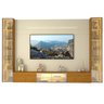 Estante para TV até 90 Polegadas 293cm com Porta Reflecta LED 100% MDF Luminare - 19