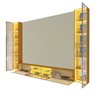 Estante para TV até 90 Polegadas 293cm com Porta Reflecta LED 100% MDF Luminare - 4