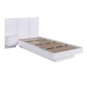 Ver imagem 2 de Cama Solteiro Suspensa com Cabeceira e Mesa de Apoio 80/90 Zurique Branco