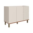 Ver imagem 3 de Balcão Gabinete de Cozinha para Pia 100% Mdf com 3 Gavetas Corrediças Telescópicas