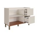 Ver imagem 2 de Balcão Gabinete de Cozinha para Pia 100% Mdf com 3 Gavetas Corrediças Telescópicas