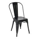 Ver imagem 6 de Kit 10 Cadeiras Iron Tolix Empilhável Preto