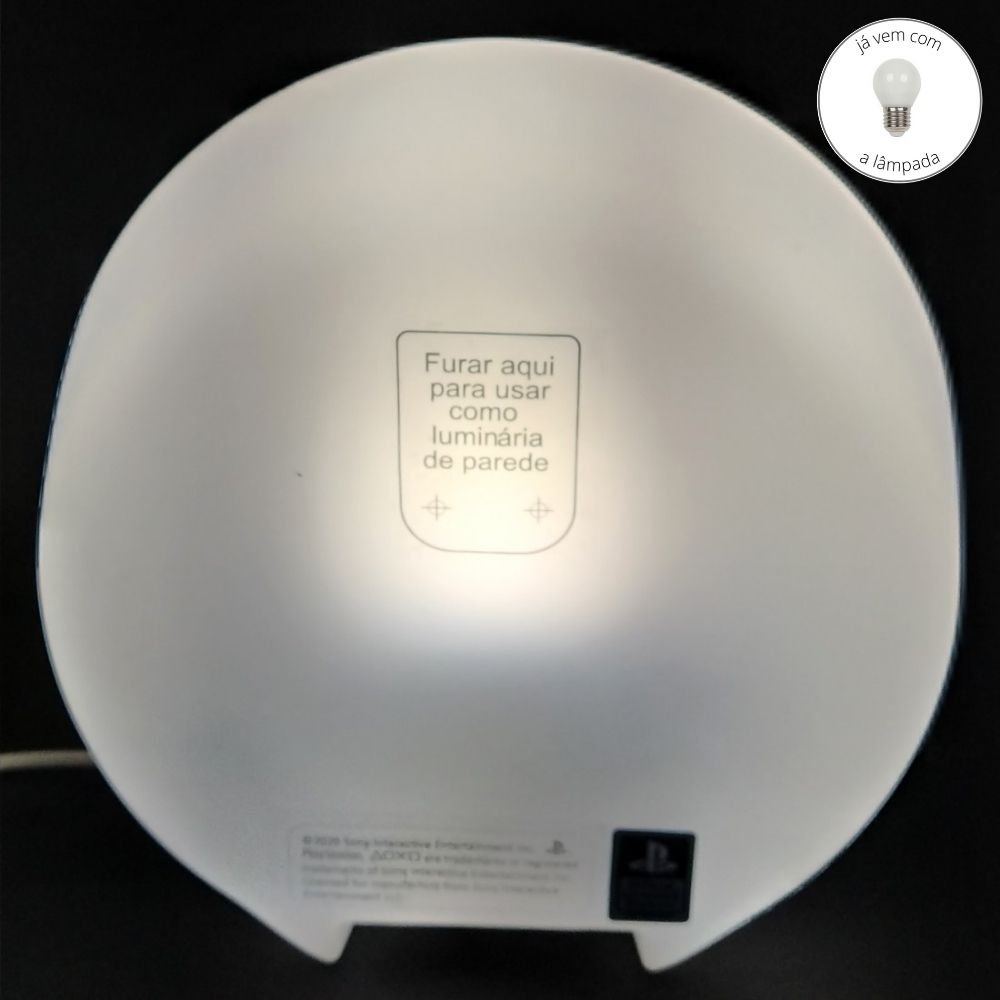 Luminária Botão ícones Símbolos Vídeo Game com Lâmpada LED - 3