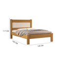 Ver imagem 2 de Cama para Quarto de Casal Bela Nature Estilo Moderna Ripada de Mdf com Estrado Madeira