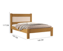 Ver imagem 2 de Cama para Quarto de Casal Bela Nature Estilo Moderna Ripada de Mdf com Estrado Madeira