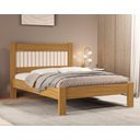 Ver imagem 1 de Cama para Quarto de Casal Bela Nature Estilo Moderna Ripada de Mdf com Estrado Madeira