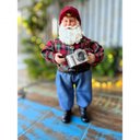 Ver imagem 2 de Boneco Papai Noel Colecionáveis Fotógrafo Decoração Natal 27cm