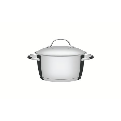 Caçarola Funda Allegra Inox c/ Fundo Triplo 2,2L Tramontina 62654181