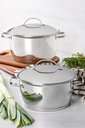 Ver imagem 2 de Caçarola Funda Allegra Inox c/ Fundo Triplo 2,2L Tramontina 62654181